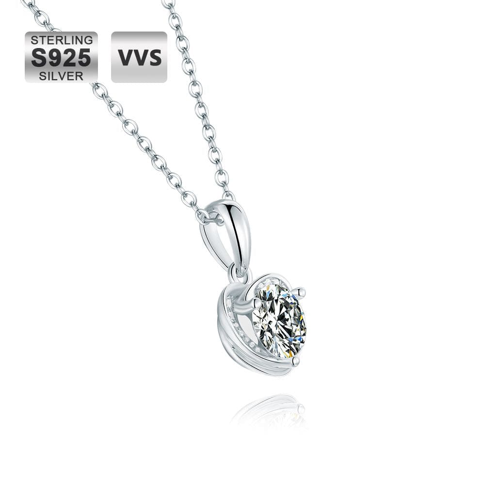 Wholesale Moissanite Pendant Necklace 1 Carat D Color Vvs 7467