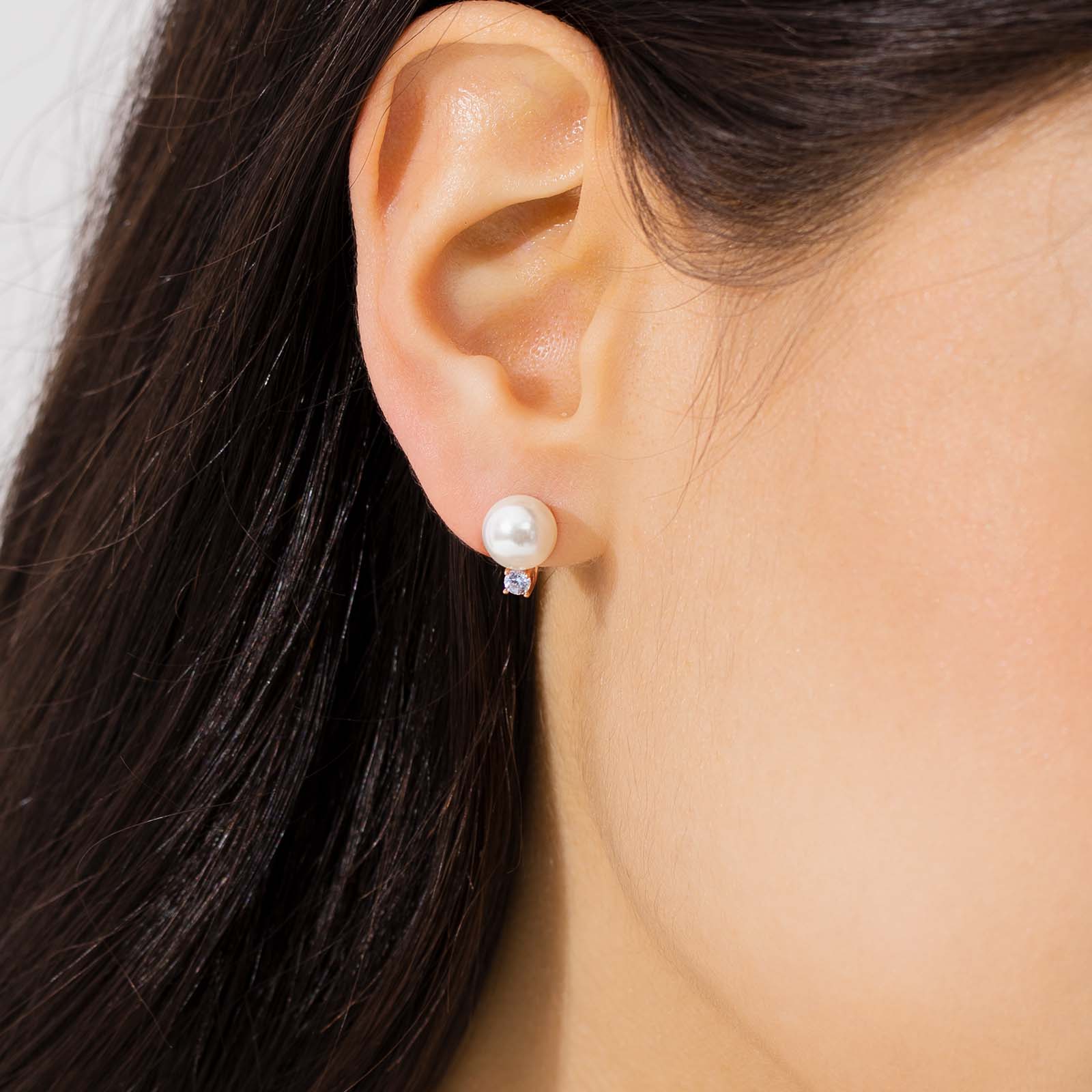 Wholesale Pearls Diamond Stud Earrings for Women